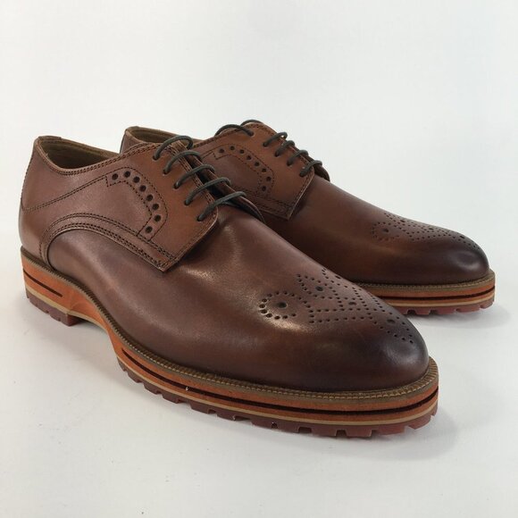 Moral Code The Mayson Brown Leather Oxford Shoes Size 8.5M  NEW main image 8